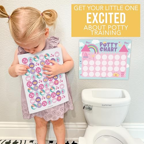 Hadley Designs Princess Potty Training Chart for Girl