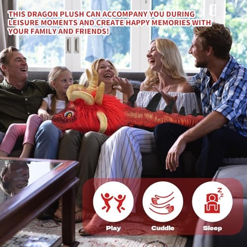Nadou Demon Dragon Plush Pillow 43 Inches