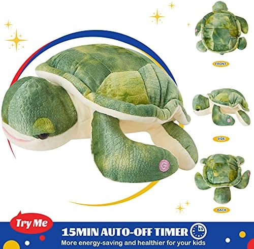 Glow Guards Musical Sea Turtle Plush Pillow