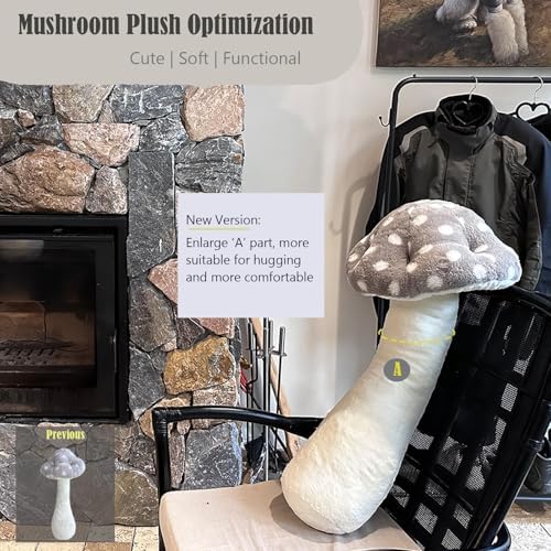 Hofun4U Mushroom Plush Pillow - 30 Inch 1