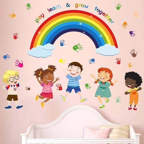 Play Learn Grow Wall Decals