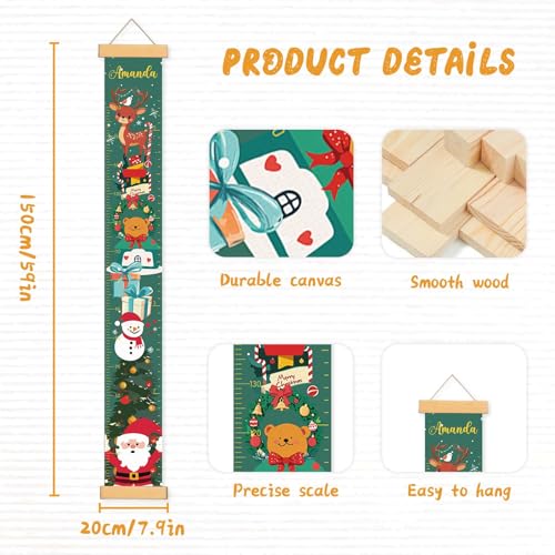 Personalized Name Growth Chart for Wall