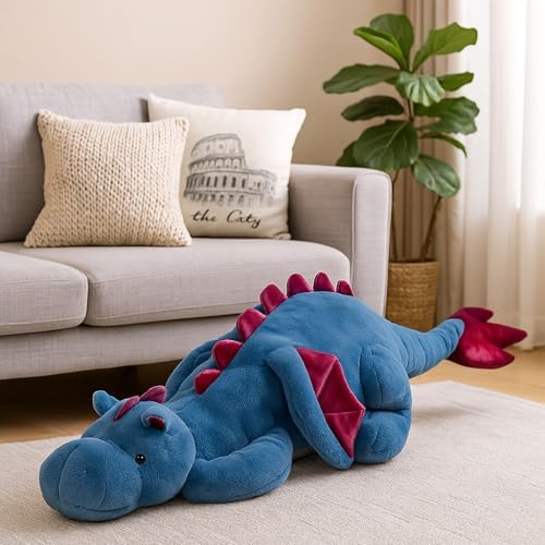 Blue Soft Dragon Plush Toy 2Lbs 275