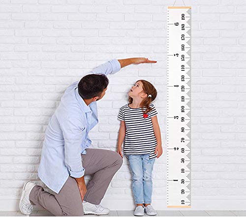 Growth Chart for Kids Wall Ruler with 2 Scales