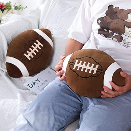 HyDren 2 Pc Plush Football Pillows