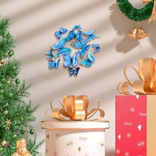 Somotersea 24Pcs 3D Butterfly Wall Decor