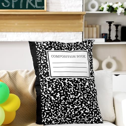 30 Inch Composition Notebook Throw Pillow