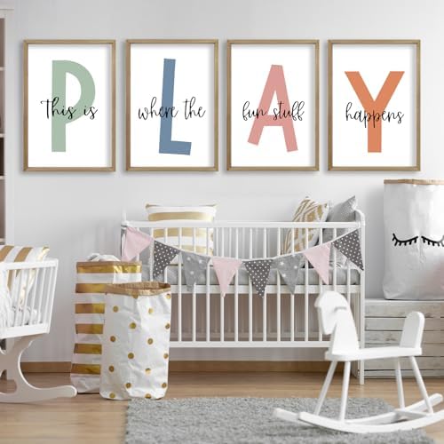 This Is Where The Fun Stuff Happens Wall Art Set