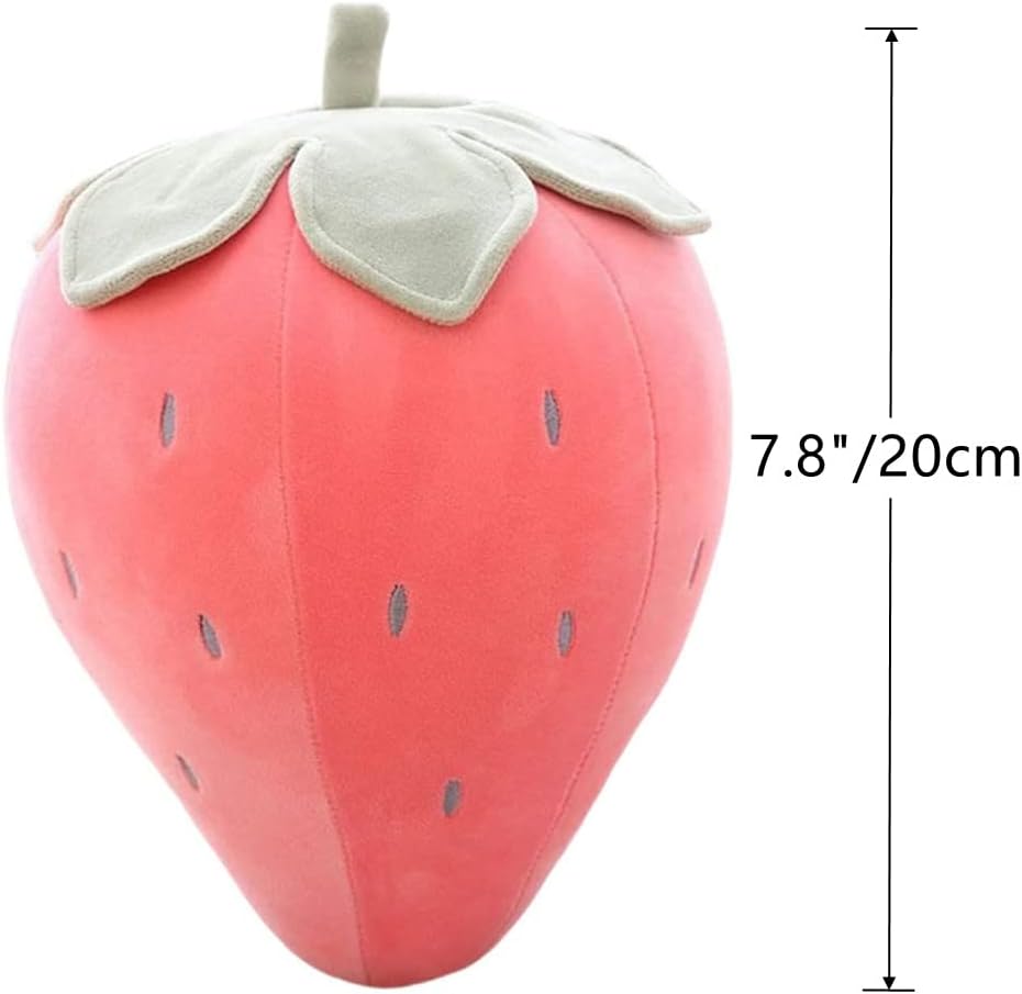 Cute Fruit Strawberry Plush Pillow for Kids