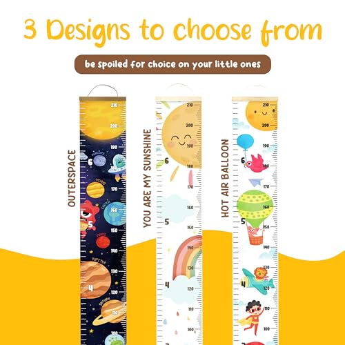 Kids Growth Chart for Wall - 82x79 Inch