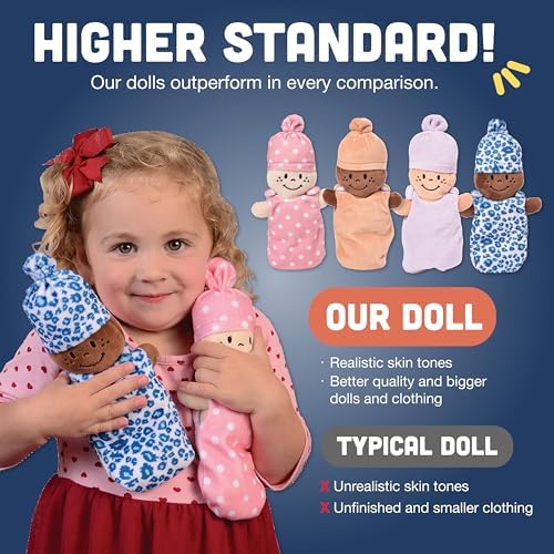 Creative Minds Soft Baby Doll Set of 6