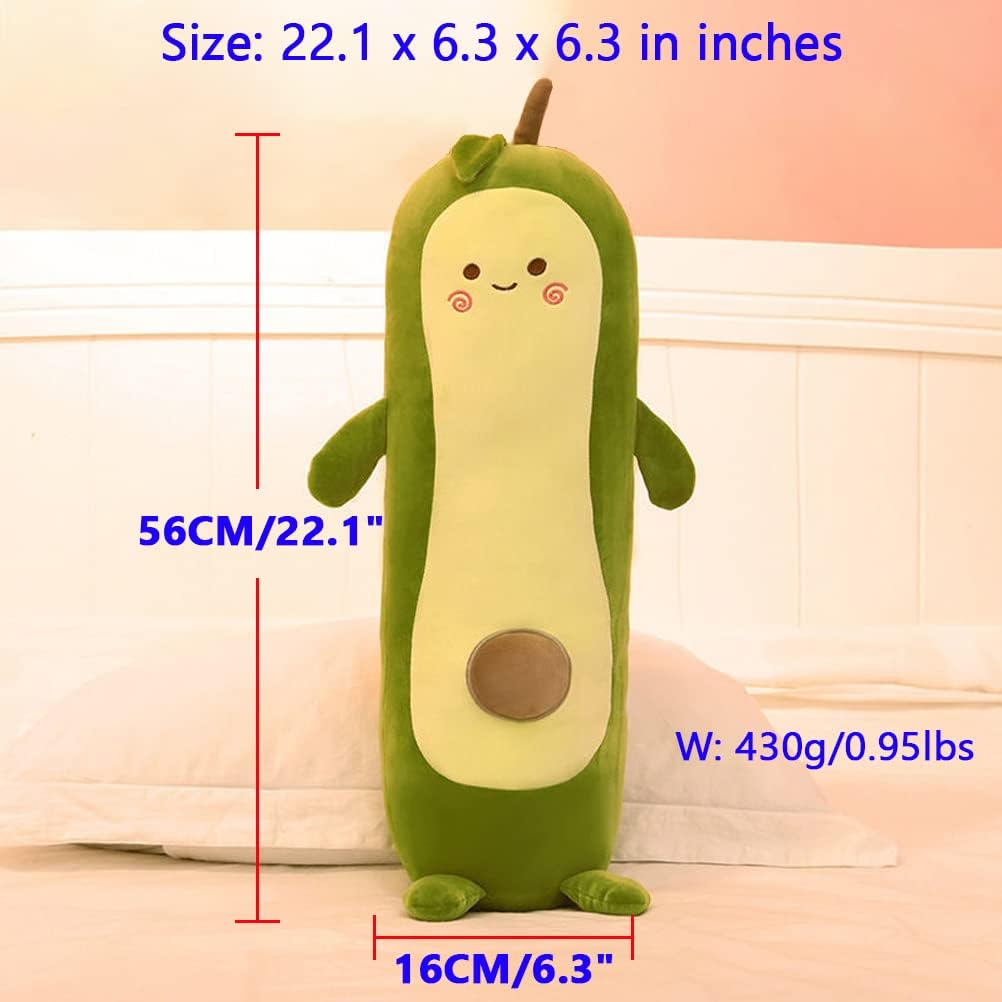 MMTTAO 22 Inch Plush Avocado Stuffed Animal
