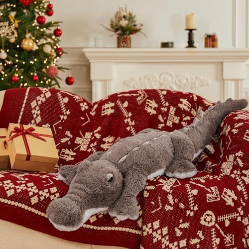 MorisMos 46 Inch Giant Alligator Plush