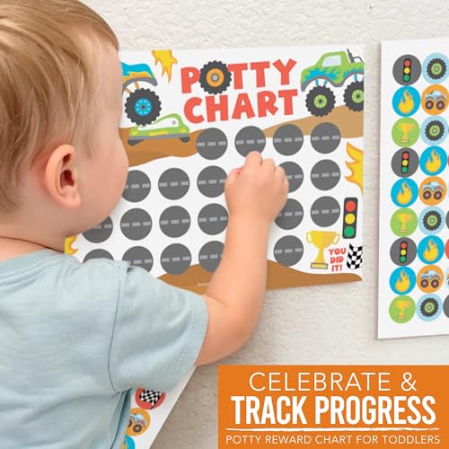 Hadley Designs Potty Training Chart for Toddlers Boys