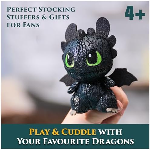 Dreamworks Dragons Toothless Deadly Nadder Plushies