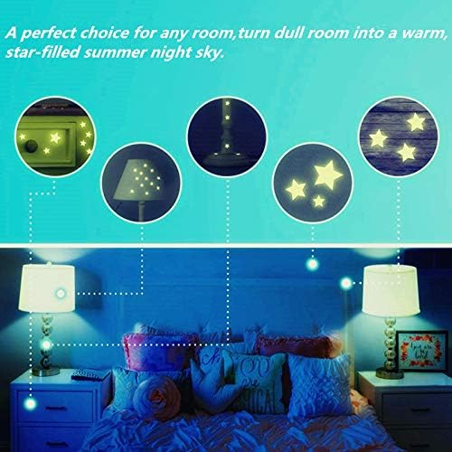 Aooyaoo Glow in The Dark Stars Wall Stickers