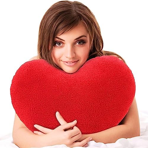 Cute Plush Heart Pillow Cushion Toy Throw