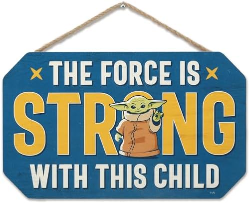 Disney Star Wars Baby Yoda Wall Sign