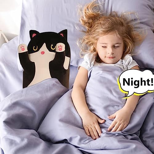 Werdast Black Cat Plush Pillow