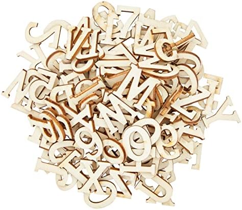 Juvale 1-Inch Wooden Alphabet Letters and Numbers Set