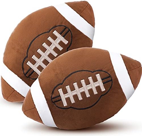 HyDren 2 Pc Plush Football Pillows