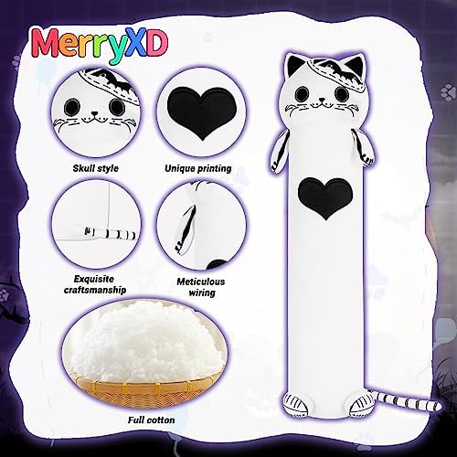 MerryXD Kawaii Cat Plush Body Pillow