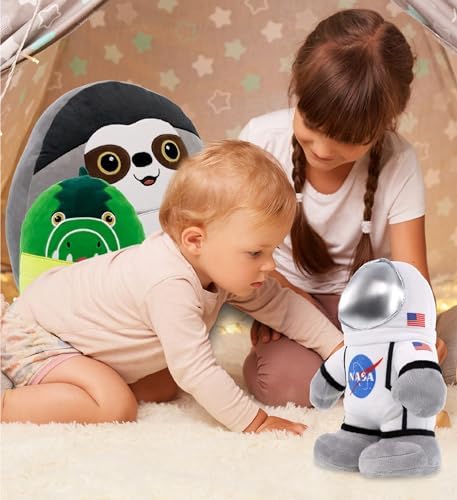 DolliBu Snug Mooshies Standing Astronaut Plush Toy