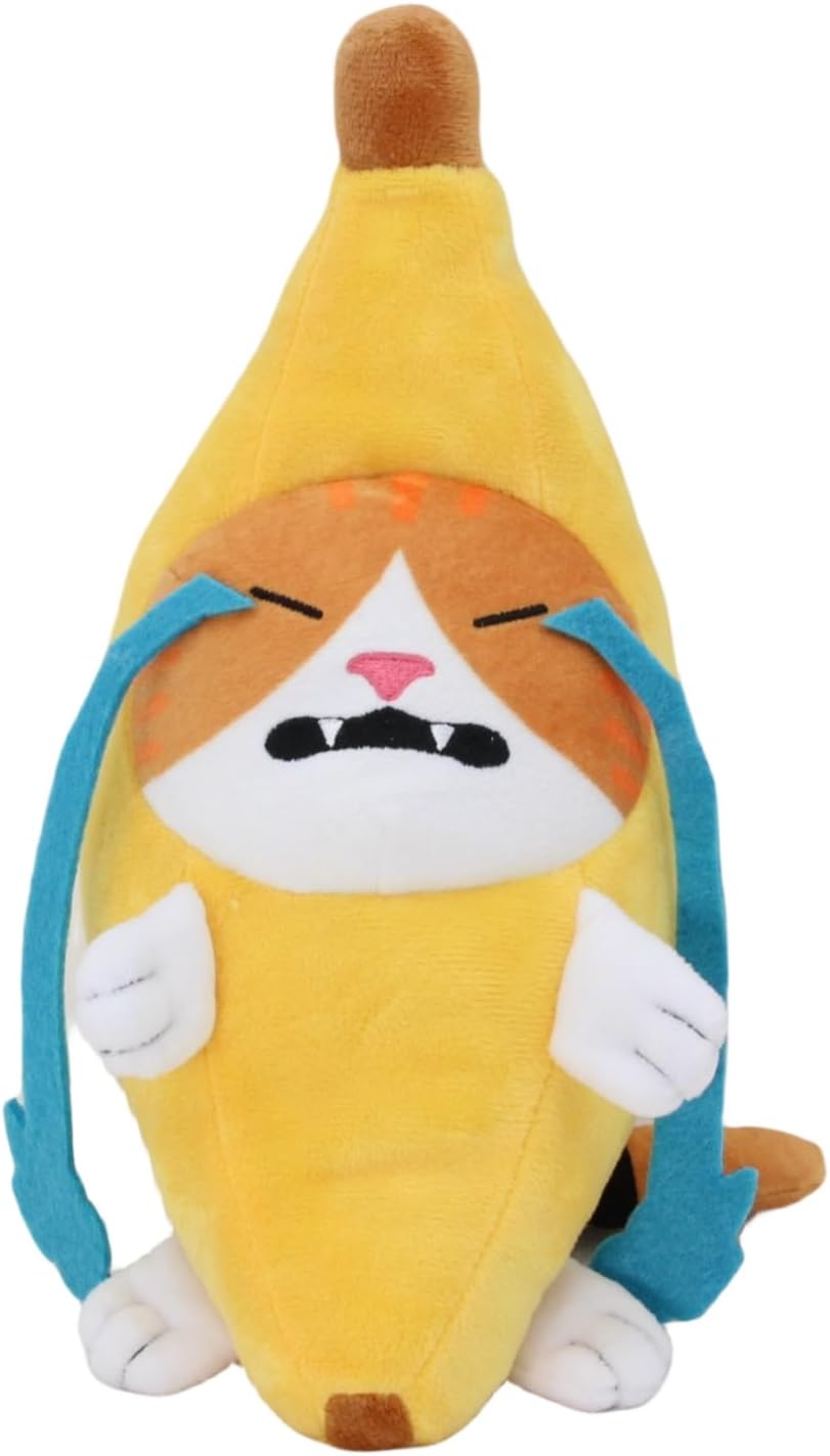Crying Banana Cat Plush Pillow