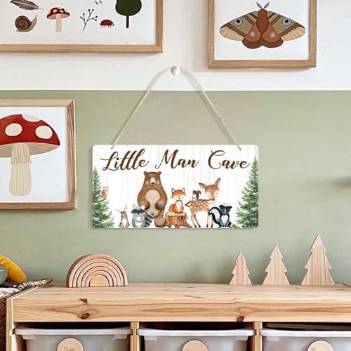 Uflashmi Little Man Cave Wall Sign
