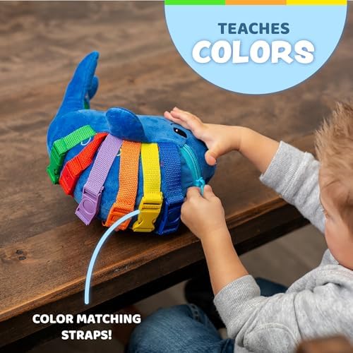 Buckle Toys Blu Whale Stuffed Animal