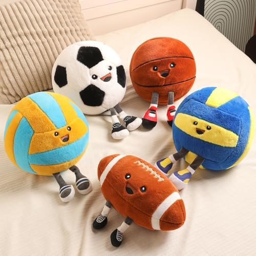 Funny Basketball Ball Pillow with Legs