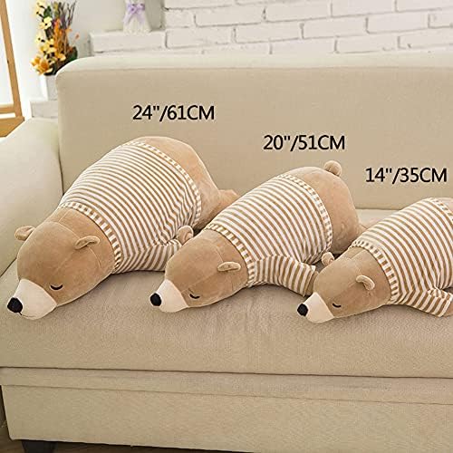 MMTTAO Polar Bear Plush Pillow 14 Inch