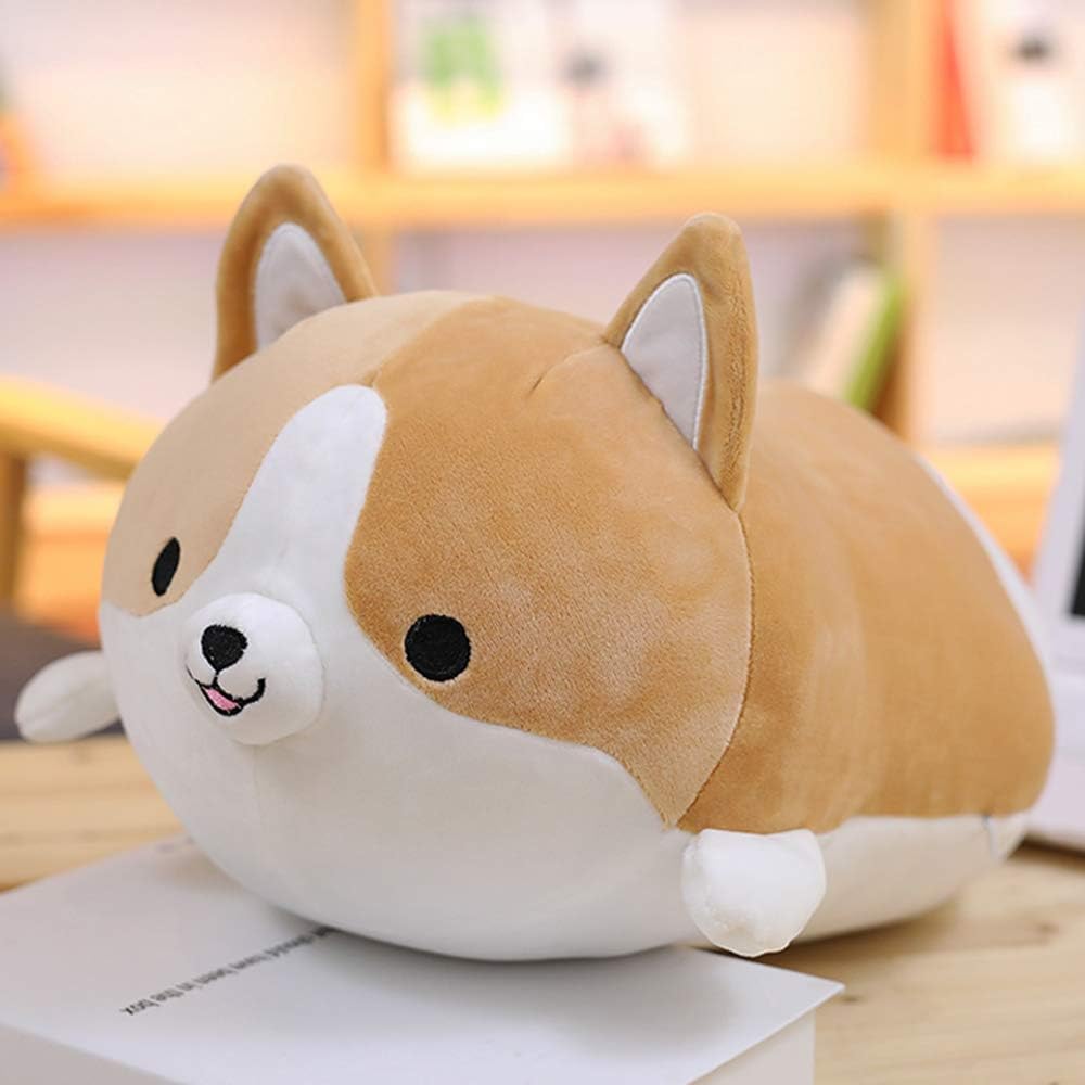 Corgi Dog Plush Pillow 118 Inch Soft Stuffed Animal Toy