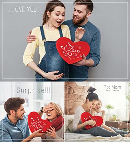 DolliBu I Love You Red Heart Pillow 1