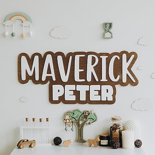 Custom Wooden Baby Name Sign