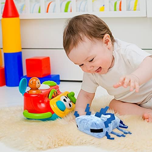 Blue Axolot Plush Stuffed Toy Throw Pillow Decoration
