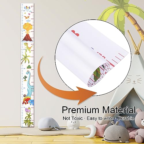 Baby Height Growth Chart with Dinosaur Design