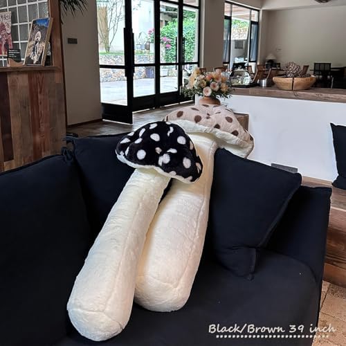 Hofun4U Mushroom Plush Pillow - Brown