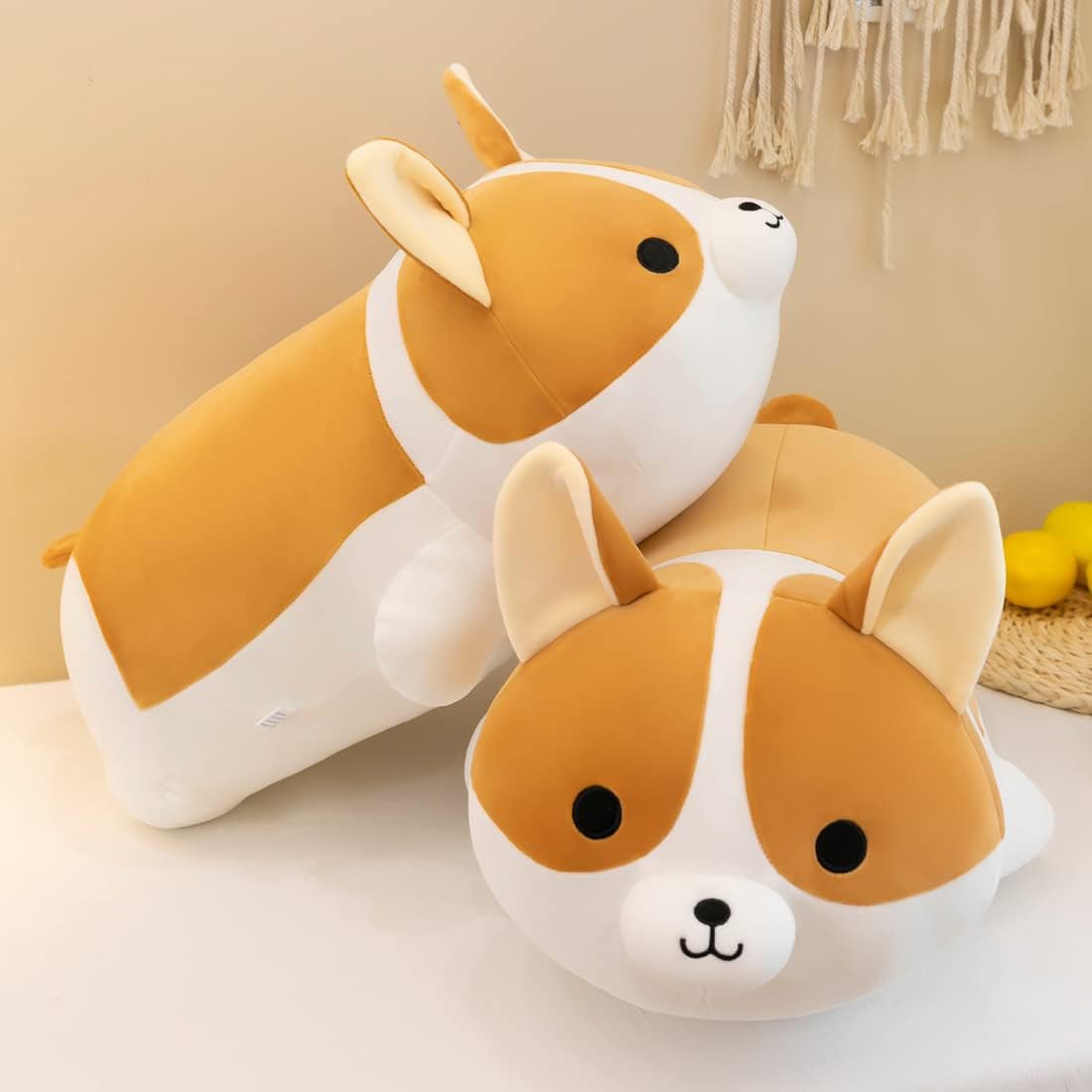 Yeqivo Corgi Plush Pillow Toy 80cm
