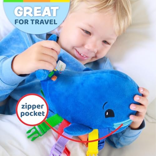 Buckle Toys Blu Whale Stuffed Animal