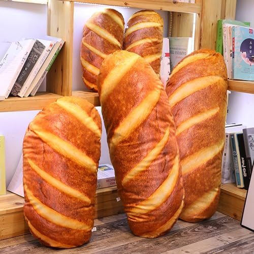 Levenkeness 3D Toast Bread Plush Pillow