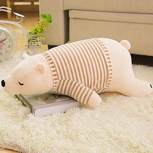 MMTTAO 24 Inch Stuffed Polar Bear Plush Toy