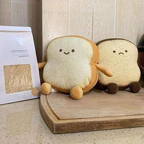 Funny Toast Bread Plush Pillow Toy