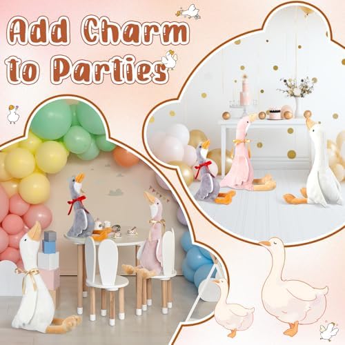 Vinsot 3 Pcs Silly Goose Plush Decorations