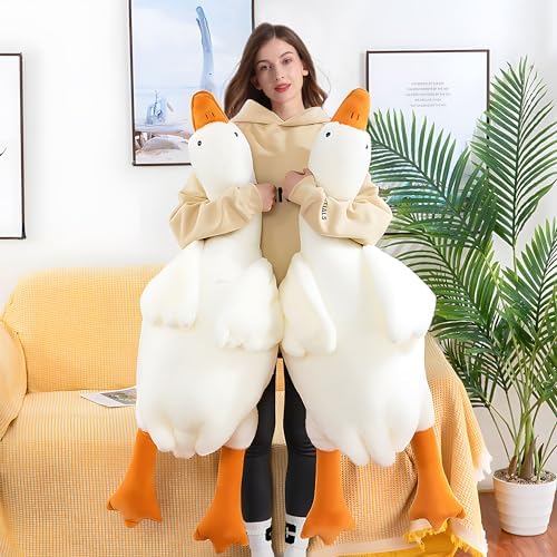 Heionia Giant Duck Goose Plush Pillow Toy