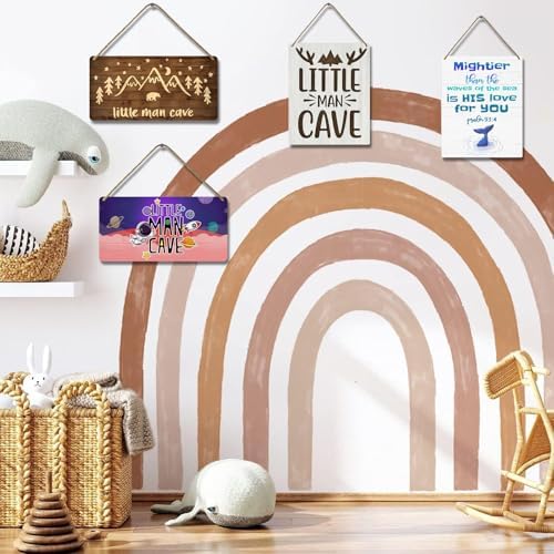 Little Man Cave Sign for Baby Boys