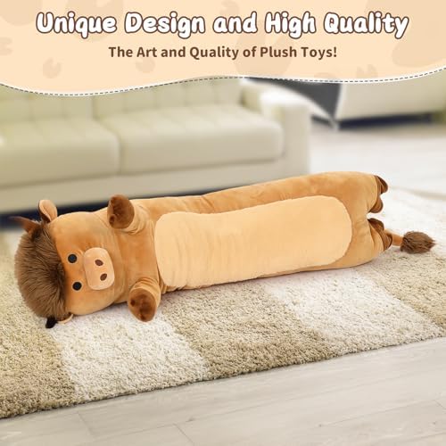 Highland Cow Plush Body Pillow