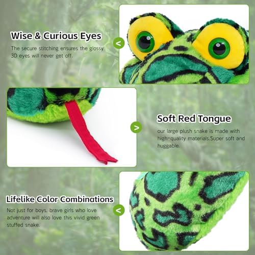 98 Inch Giant Snake Plush Toy