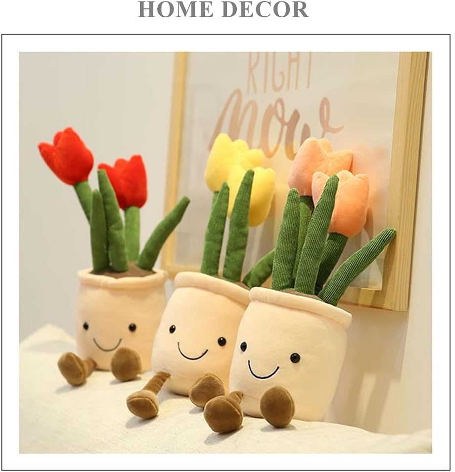 WuZhou Tulip Plush Pillow Toy