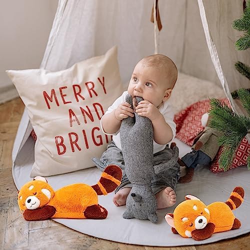 Big Red Panda Plush Pillow Toy